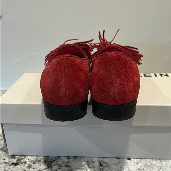 Anne Klein Red Flats with Tassel Details - Picture 3 of 6